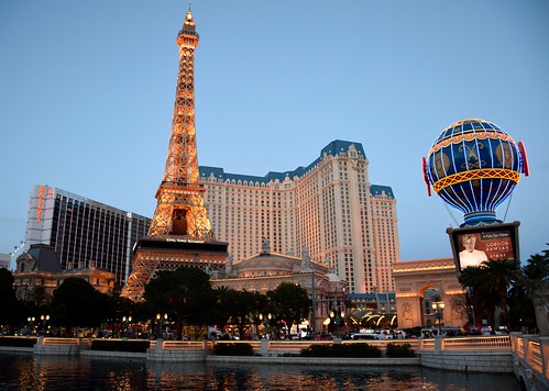 Ballys, Eiffel Tower and Planet Hollywood