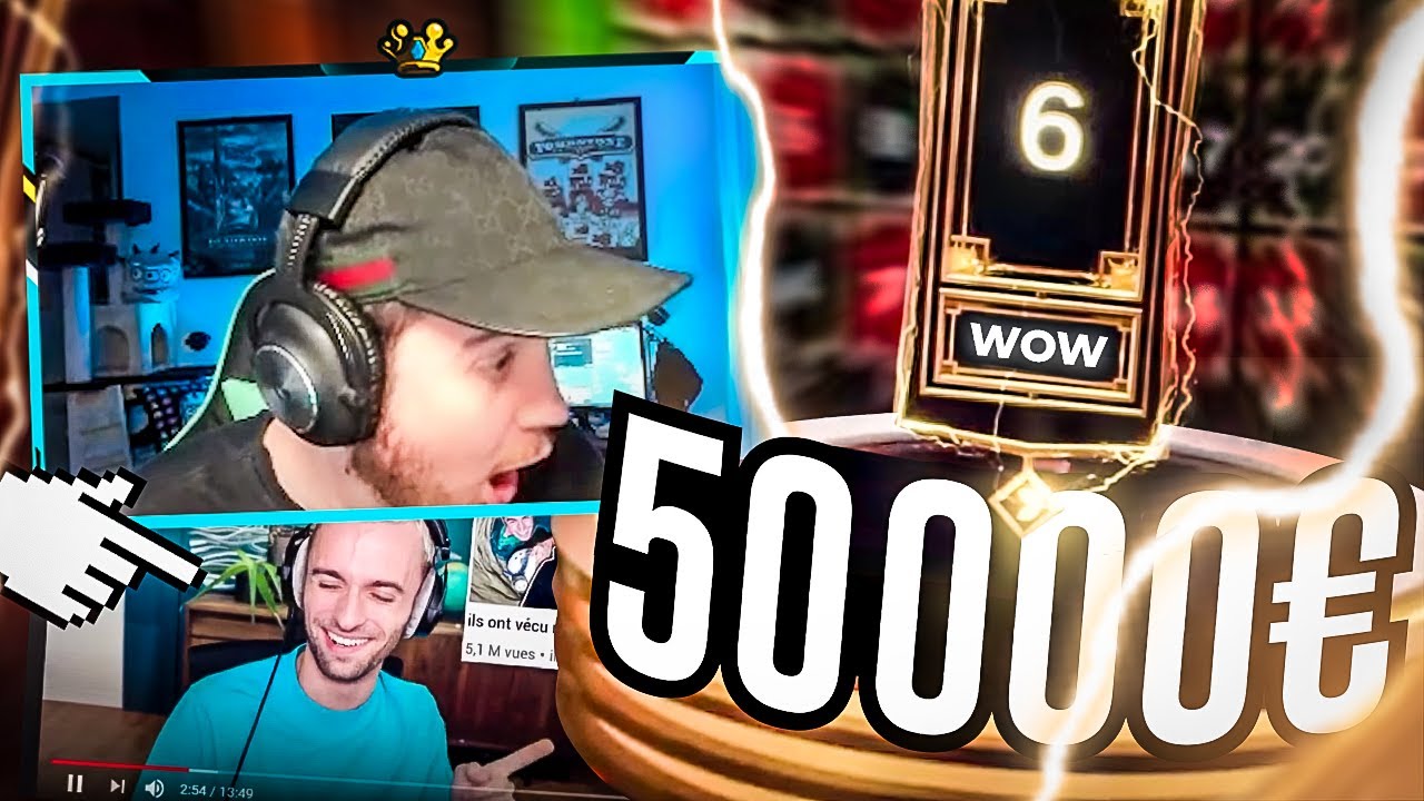 ? Je GAGNE 50000€ en regardant SQUEEZIE ?! (Lightning Roulette British casino online)