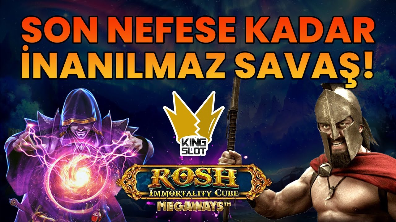 #RoshImmortalityCubeMegaways'te Gözümüzü Kararttık!  King Slot #British casino online #slotizle #gameart #slot