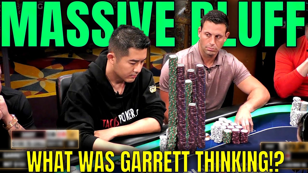 7,000 BLUFF?!? Garrett Goes ABSOLUTELY NUTS vs Andy