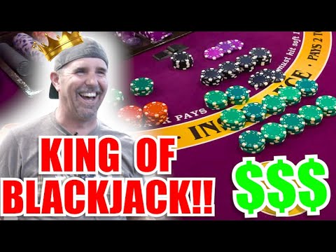 ?BIGGEST WIN RECORDED? 10 Minute Blackjack Challenge – WIN BIG or BUST #183