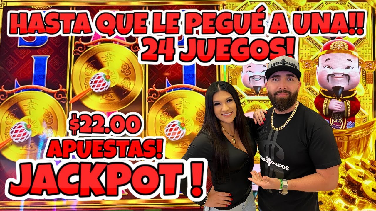 24 JUEGOS CON APUESTAS DE $22 DOLARES MAQUINA DANCING FOO @hardrockholly