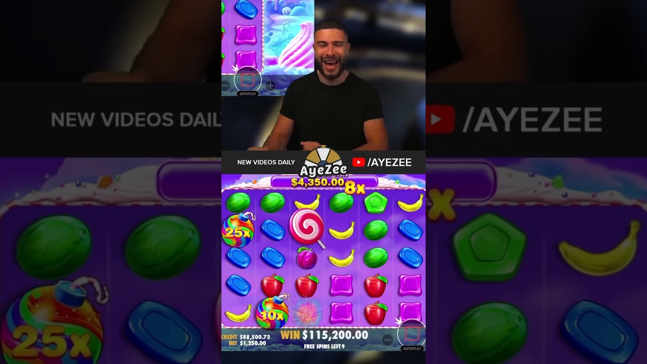 AYEZEE EPIC TUMBLE ON sweetness BONANZA!! #shorts