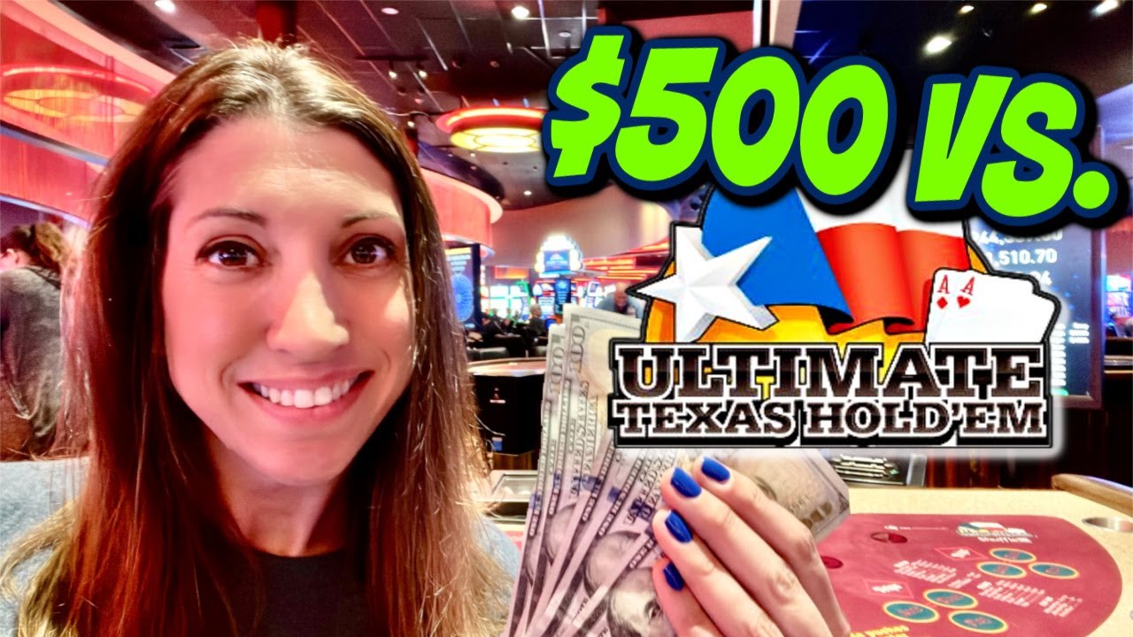Buying in for $500 on Ultimate Texas Hold em Poker at Prairie Band UK Casino Online