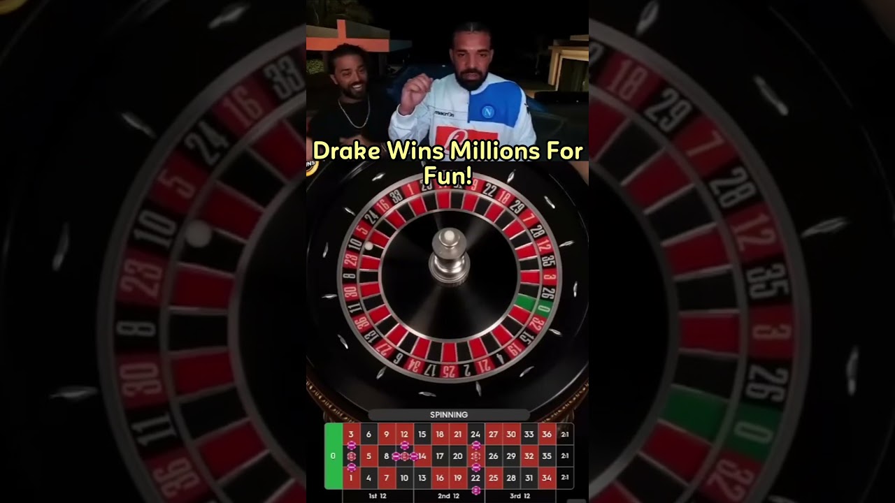 Drake Wins MILLIONS On Roulette Like Its Nothing! #drake #roulette #gambling #British casino online #bigwin #maxwin