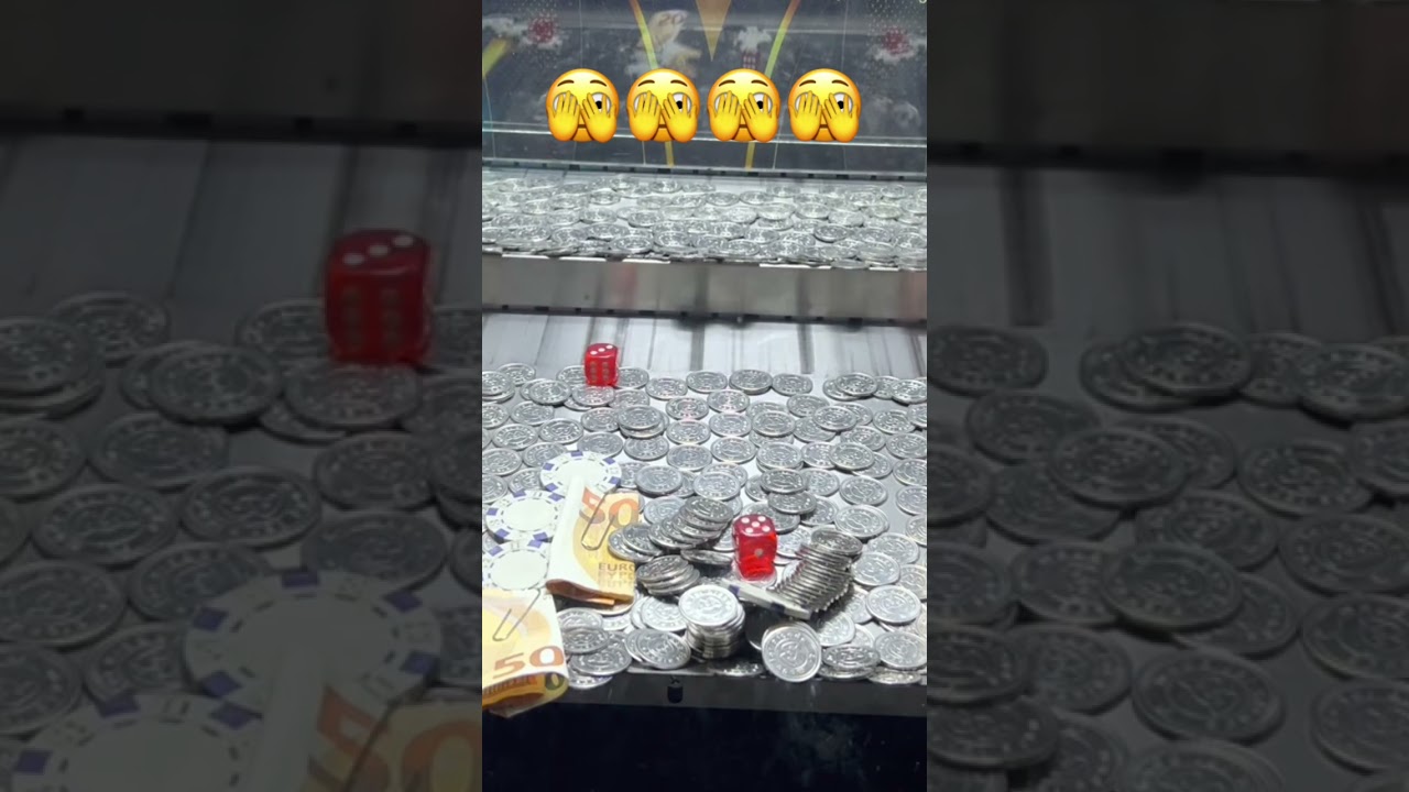 GROSSE CHUTE AU POUSSE PIÈCES ?? #British casino online #jeux #arcade #fêteforaine #coinpusher #coinpushermachine