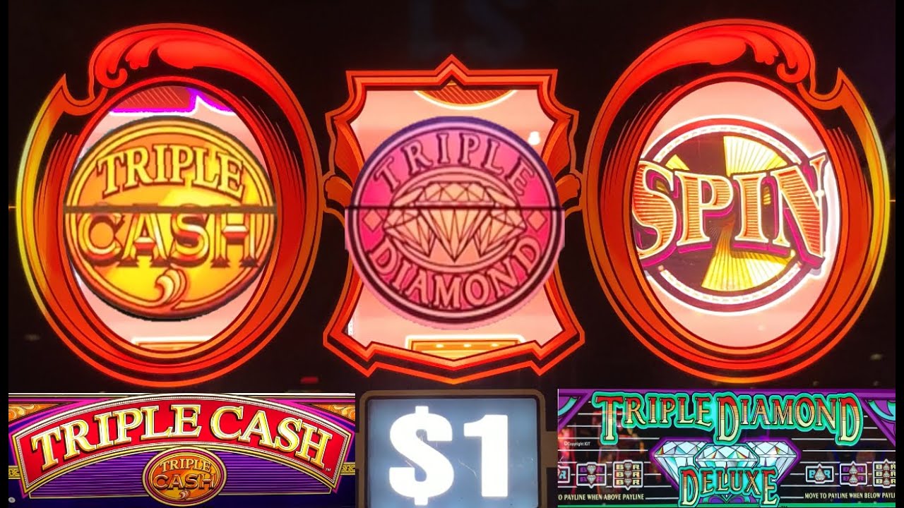 Gold Standard Jackpots + Triple Diamond Deluxe + Triple Cash slot play! UK Casino Online Slots!