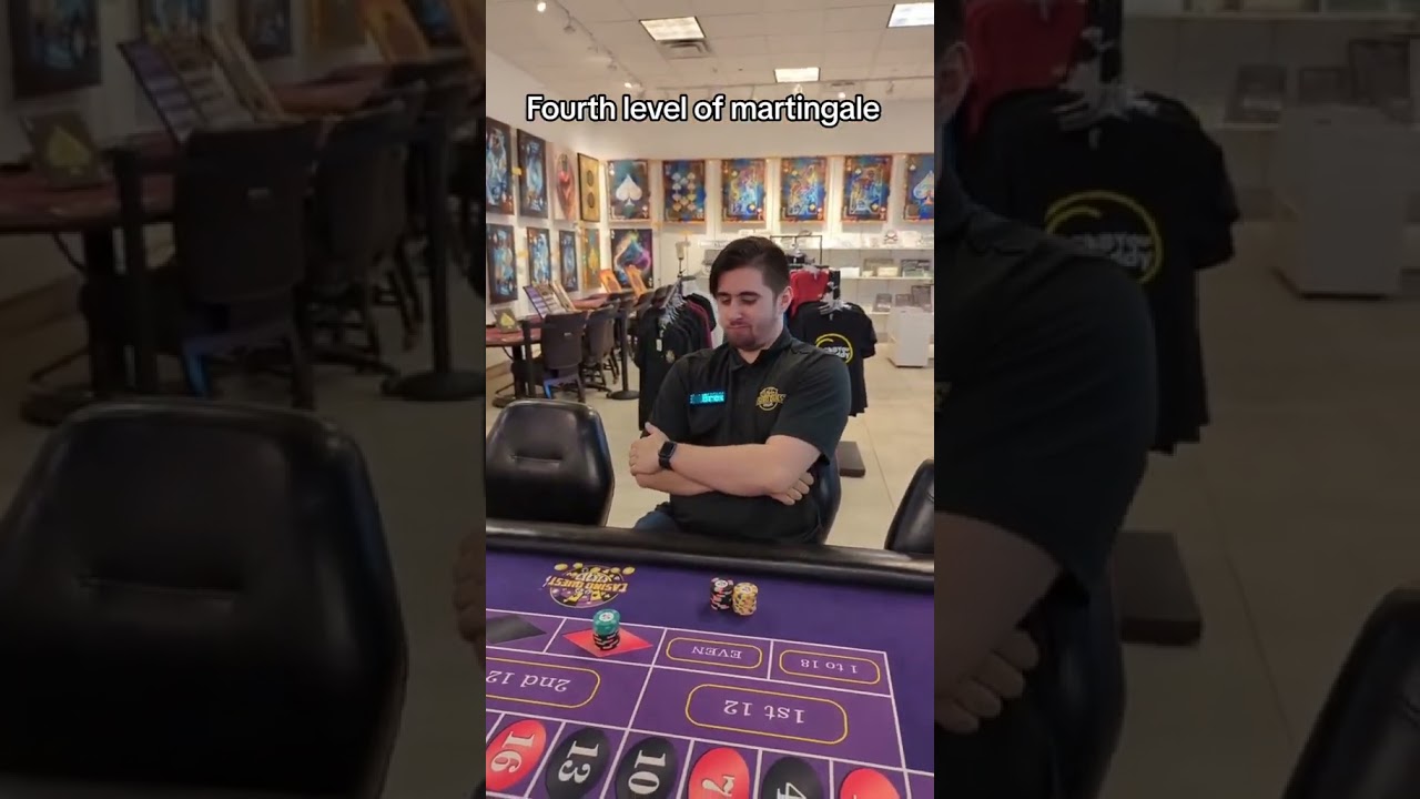 How it feels to martingale on Roulette #roulette #British casino online #funny