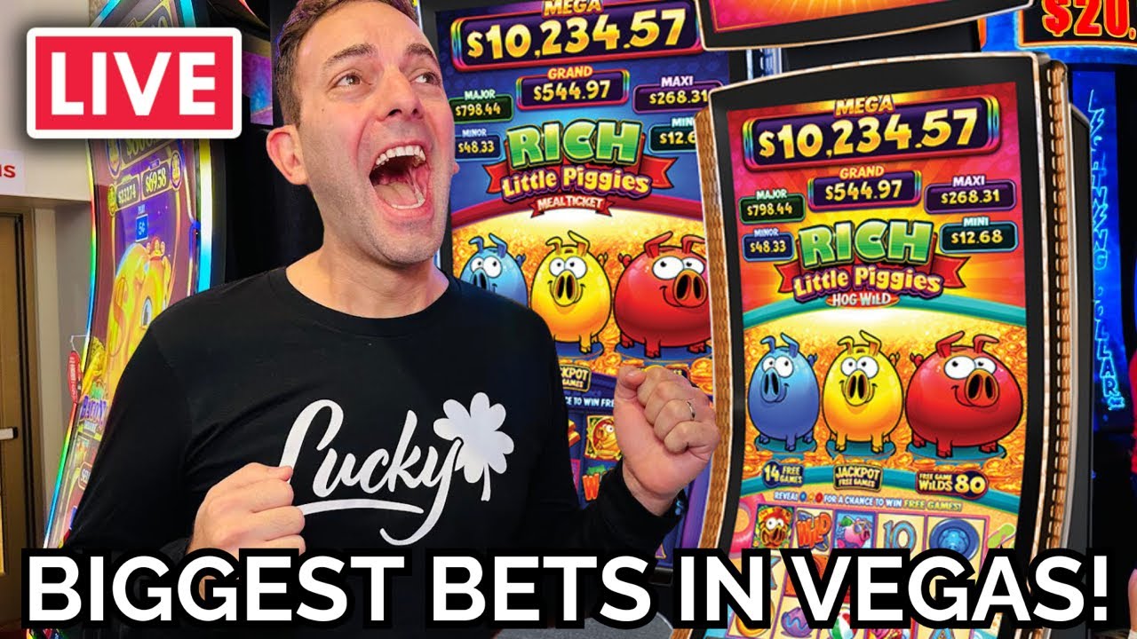 ? Quad Jackpots ? BIGGEST BETS in Vegas w/ Gold Fish UK Casino Online Slots