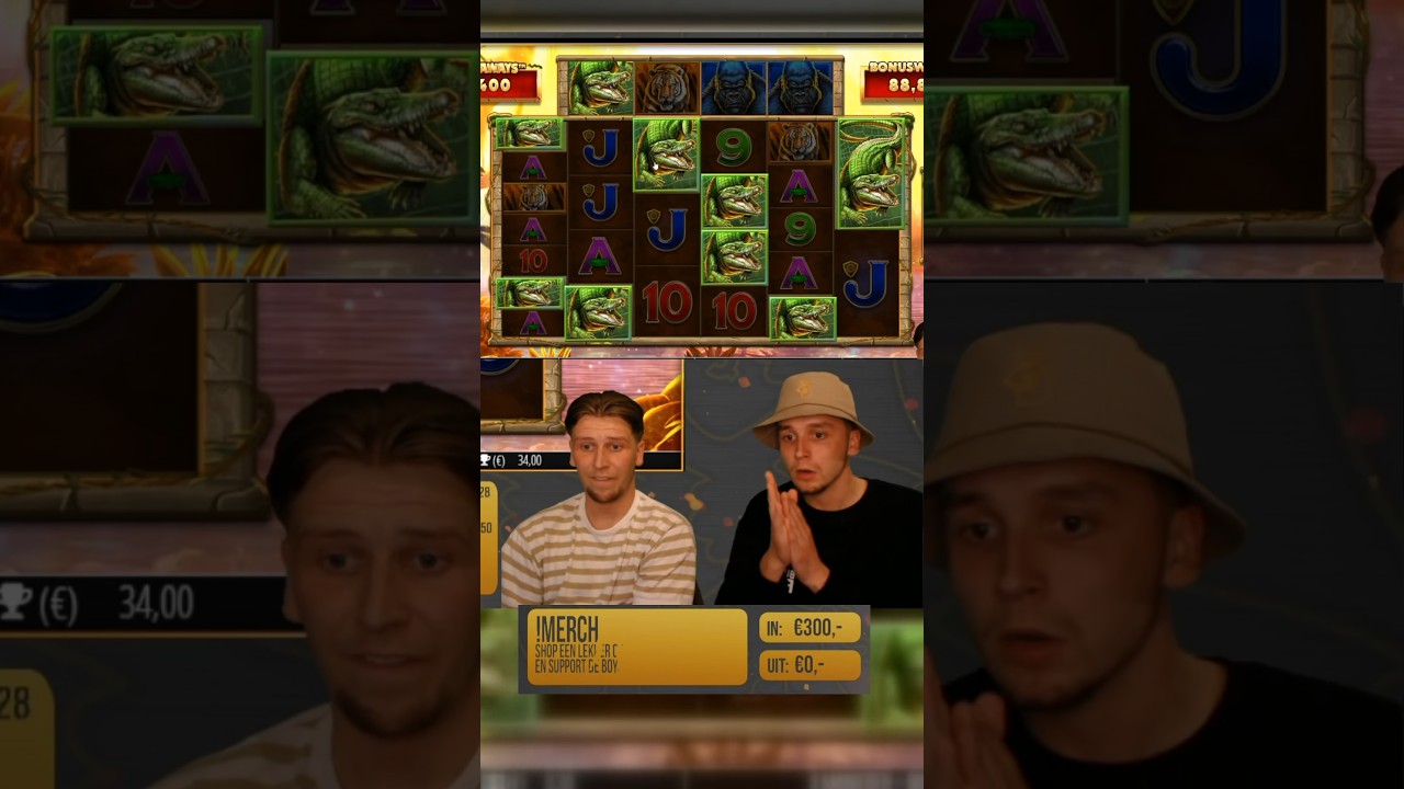 Als we Eén Alligator hebben! #casinogames #casinogaming #casinoslots #bigwin #British casino online #casinofun