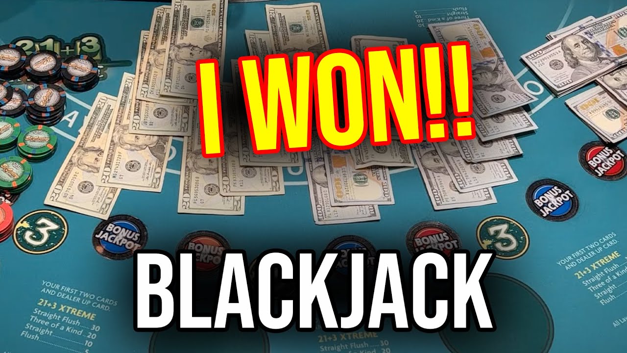 BLACKJACK SESSION!! I WON!! BIG DOUBLE DOWNS together with SPLITS!!