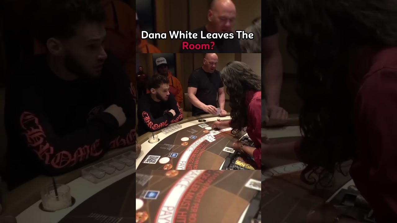 Dana White Is FRUSTRATED Playing Blackjack! #danawhite #blackjack #gambling #bigwin #maxwin #UK Casino Online