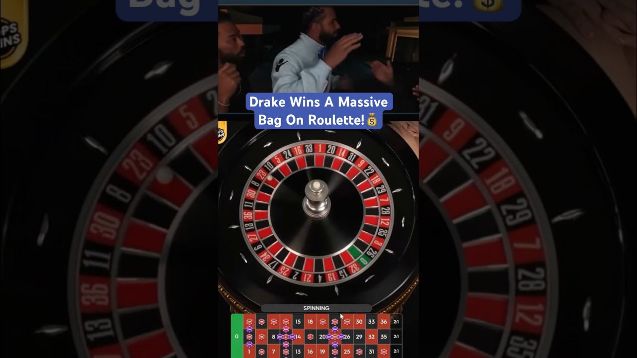 Drake Wins A Massive Bag On Roulette! #drake #roulette #British casino online #maxwin #hugewin #moneybag #highlimit