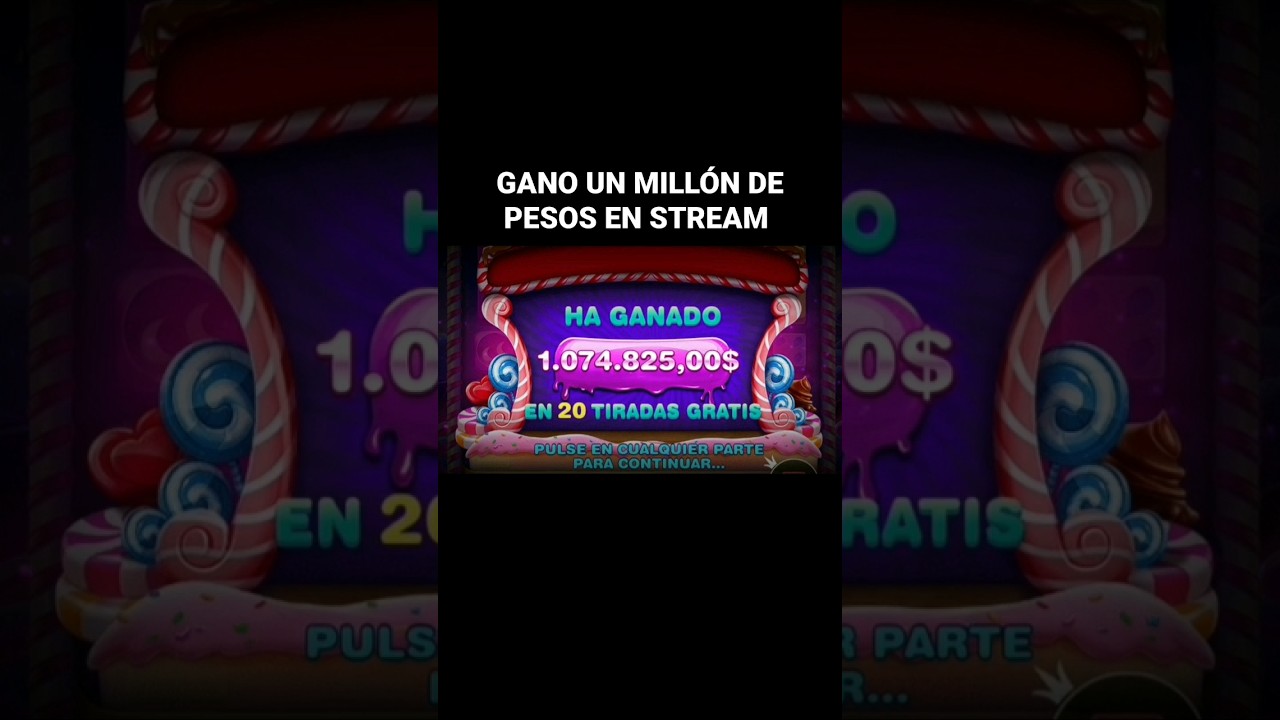 GANO 1 MILLÓN DE PESOS EN STREAM! #sweetbonanza #UK Casino Online #argentina #clips #twitch #apuesta #gamble