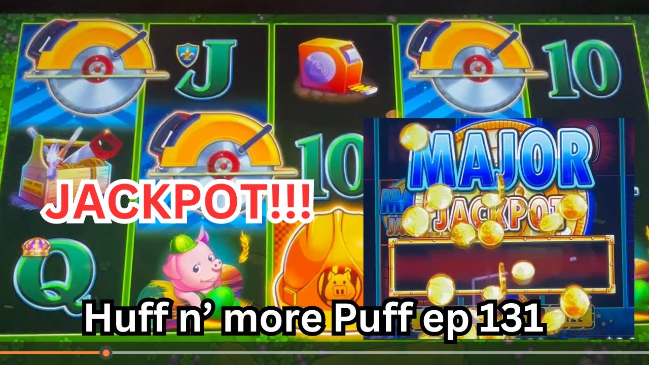 MAJOR for the 9th time! HUGE Jackpot!! Cannery UK Casino Online! I scored 19 bonuses! Huff n’ more Puff ep 131