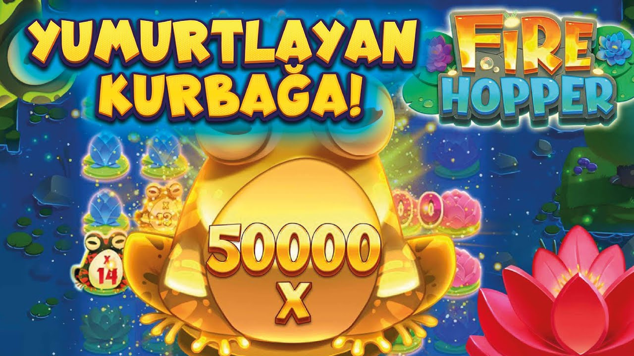 SLOT OYUNLARI | PUSH GAMING ⚡ FIRE HOPPER ⚡ ALTIN YUMURTLAYAN KURBAĞA #British casino online #slot #slotoyunları