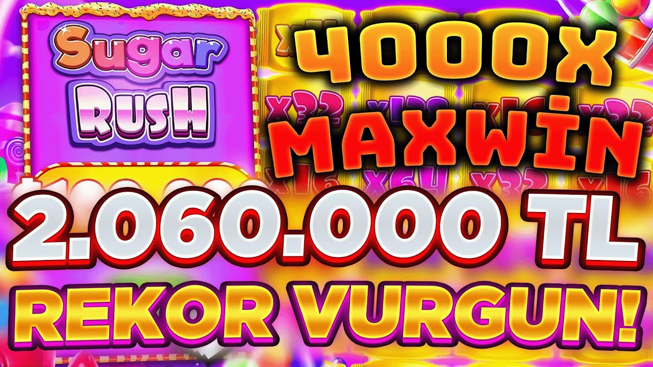Sugar Rush | 2.000.000 TL REKOR KAZANÇ | FULL EKRAN KALP YAKALADIM | 4000X SLOT OYUNLARI MAX WİN