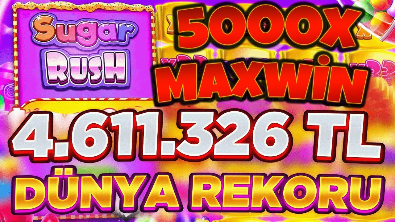 Sugar Rush | 4.611.326 TL REKOR VURGUN | 82 SPİN OYNADIK UZATMA REKORU KIRDIK | 5000X MAX WİN KAZANÇ