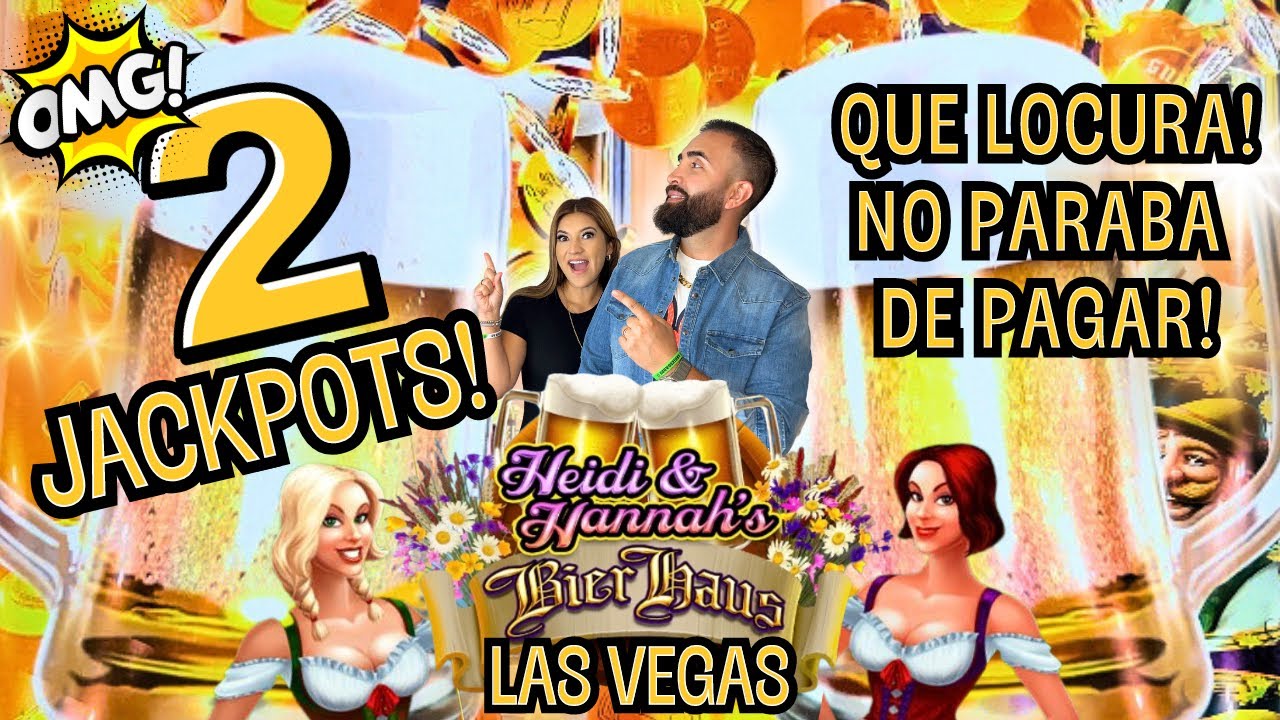? 2 JACKPOTS HEIDI & HANNAH BIER SLOT MACHINE EN COSMOPOLITAN UK Casino Online LAS VEGAS