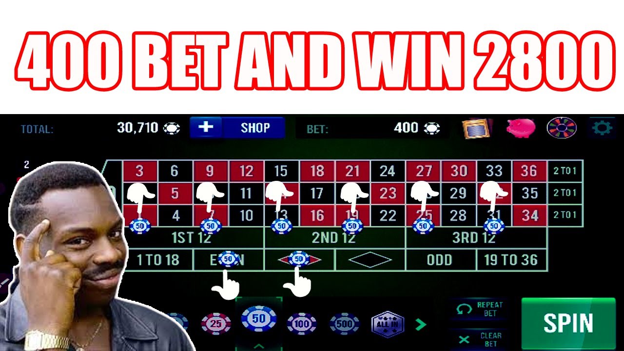 400 BET too WIN 2800 | Best Roulette Strategy | Roulette Tips | Roulette Strategy to Win