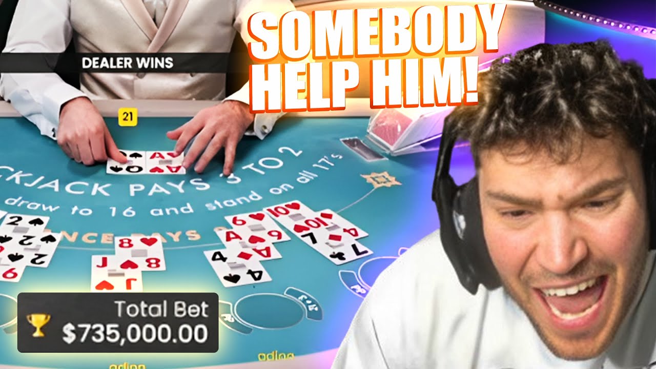 Adin Ross Get CRUSHED in This Blackjack Session! #British casino online #blackjack #gambling