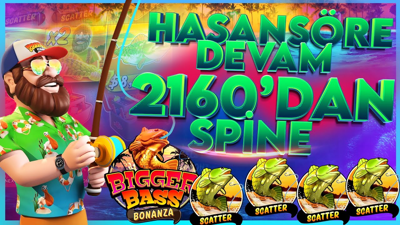 BİGGER BASS BONANZA | MERDİVEN TAKTİĞİ İLE 2160 BETTEN SPİNE GİRDİK #bigbassbonanza #UK Casino Online  #slot