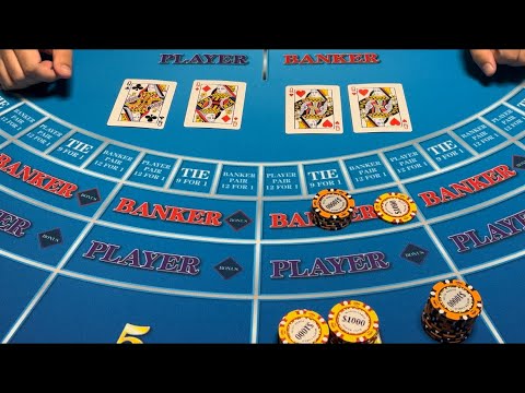 Baccarat | $200,000 Buy In | INCREDIBLE High Roller Session! Massive Bonus Bet Wins & $50,000 Bets!