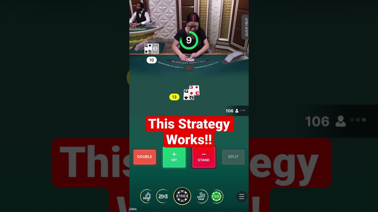 Blackjack Strategy That Beats The Dealer | Card Counting Strategy To Win #shorts #shortvideo #British casino online