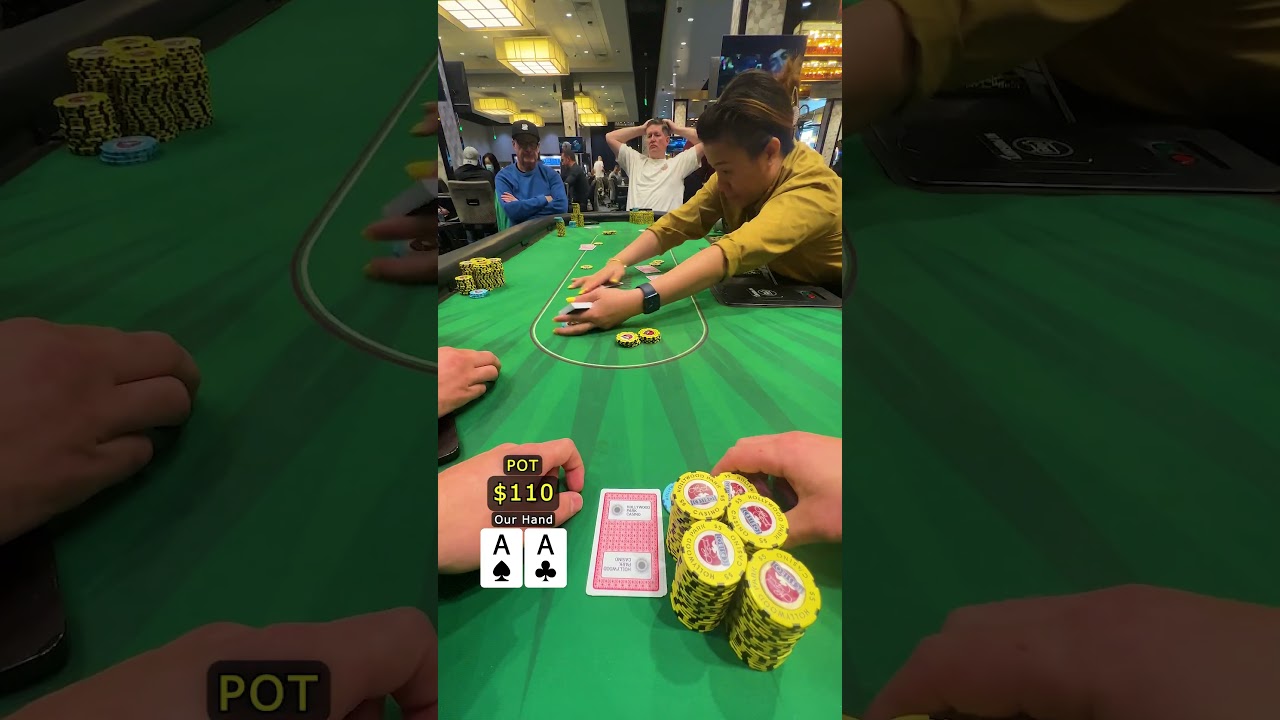 Can Pocket Aces Hold? #poker #holdem #British casino online #gamble
