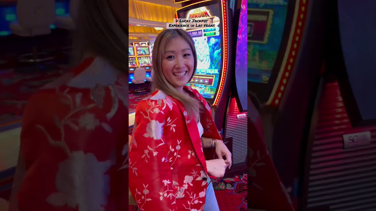 Does this lucky jacket get Stephanie a jackpot? ? #wynn #lasvegasstrip #jackpots #UK Casino Online
