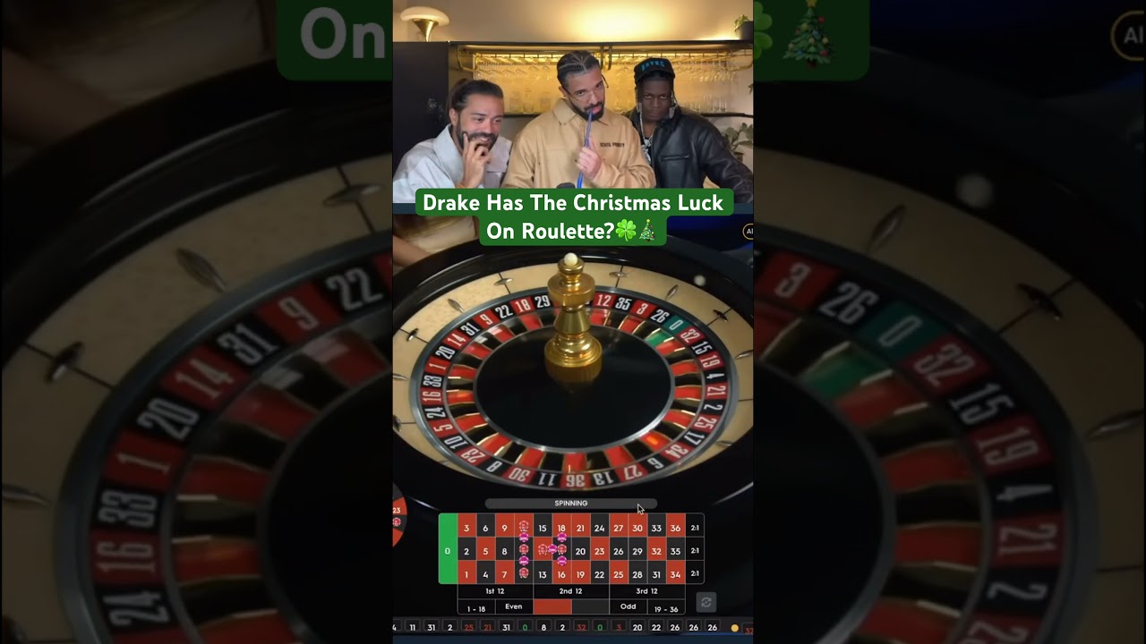 Drake Has The Christmas Luck On Roulette? #drake #roulette #British casino online #maxwin #christmas #lucky #bigwin