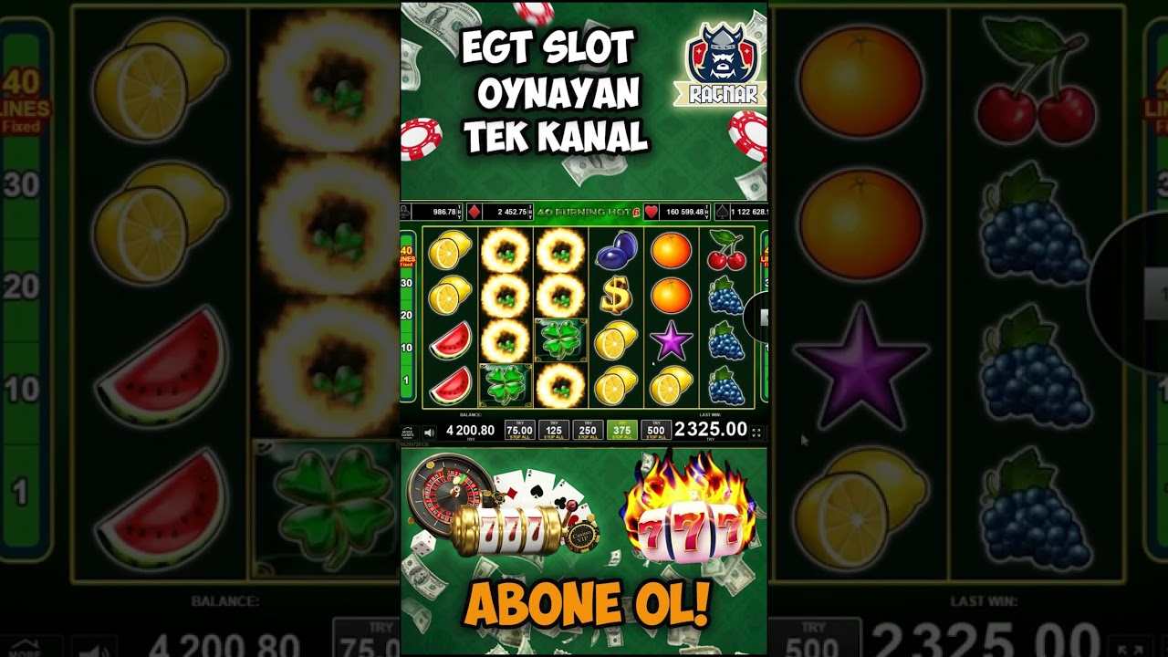 #EGT REKOR KAZANÇ | ⭐40 BURNİNG HOT⭐ KAÇIRMA 75FREESPİN+100TL #egtslot #British casino online #rekorkazanç #slot
