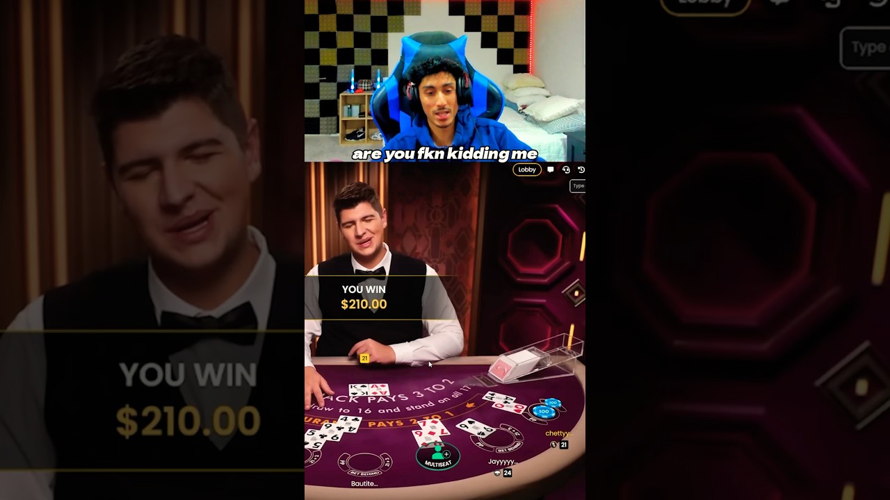 He Called it… #blackjack #shorts #bcgame #UK Casino Online
