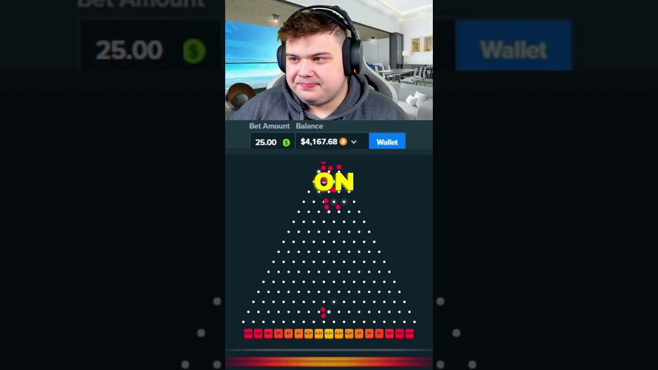 MASSIVE turn a profit On PLINKO!!.. (Stake Originals) #shorts #slots #UK Casino Online #crashgame #plinko