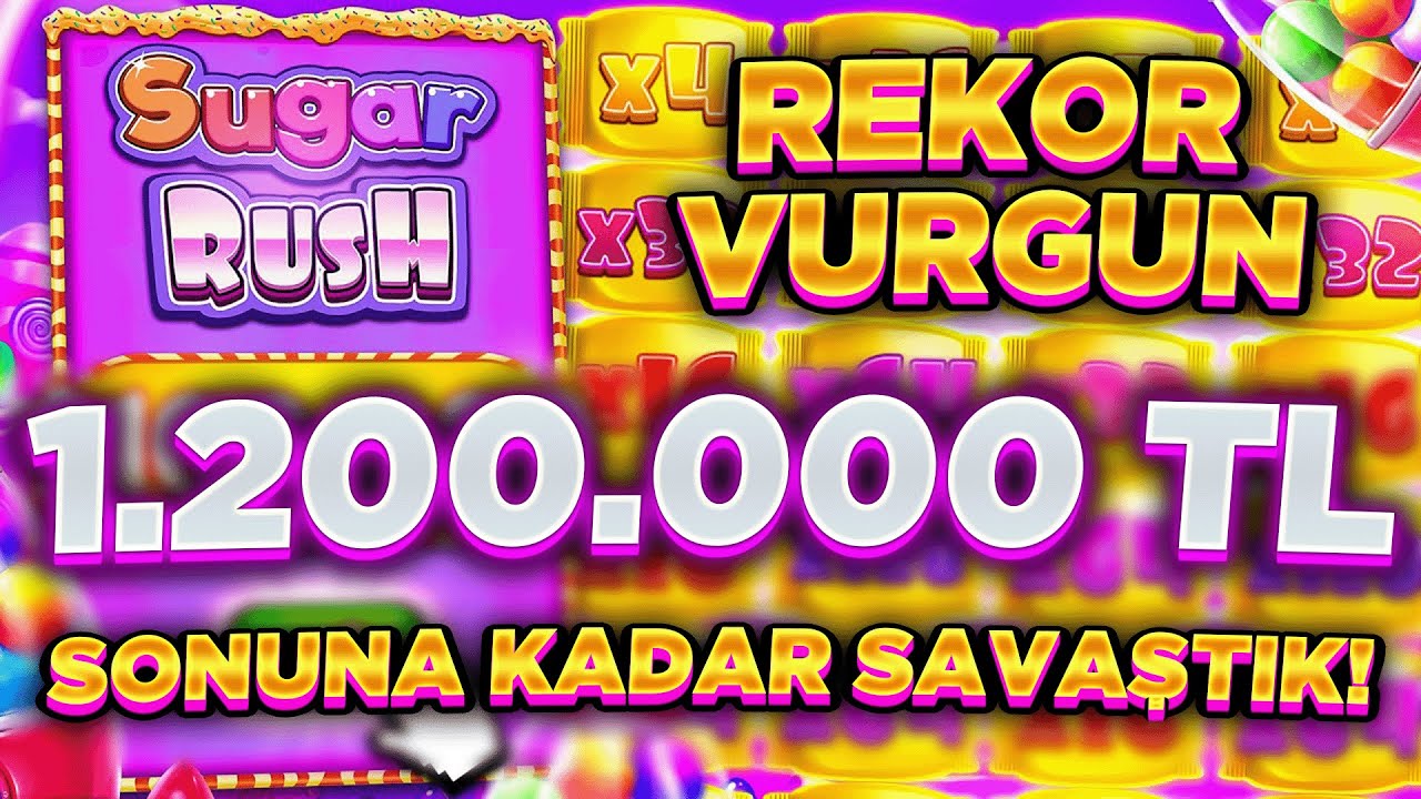 Sugar Rush Max Win | 1.200.000 TL REKOR KAZANÇ | ÇILDIRDIK SONUNA KADAR SABRETTİK | SLOT OYUNLARI