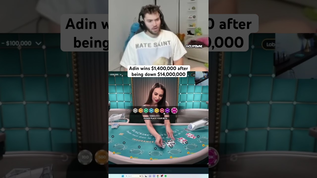 he’s still down so much #stake #UK Casino Online #gamble #adin #stakecasino #adinross #blackjack